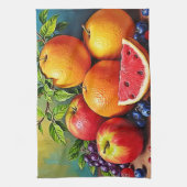 Vers fruit in een perfecte mix theedoek (Verticaal)