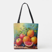 Vers fruit in een perfecte mix tote bag (Achterkant)