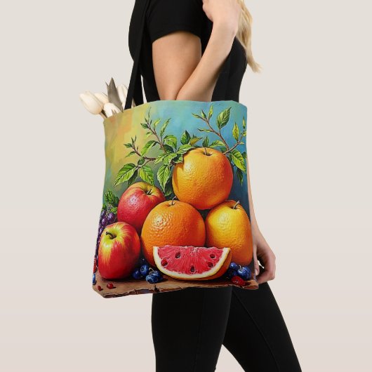 Vers fruit in een perfecte mix tote bag (Dichtbij)