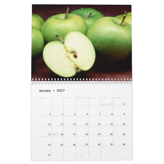 Vers fruit kalender (Jan 2027)