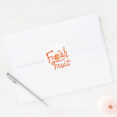Vers fruit ronde sticker (Envelop)