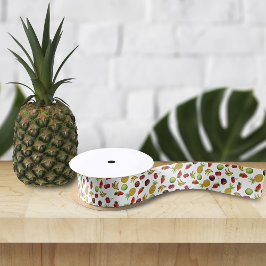 Vers fruit satijnen lint