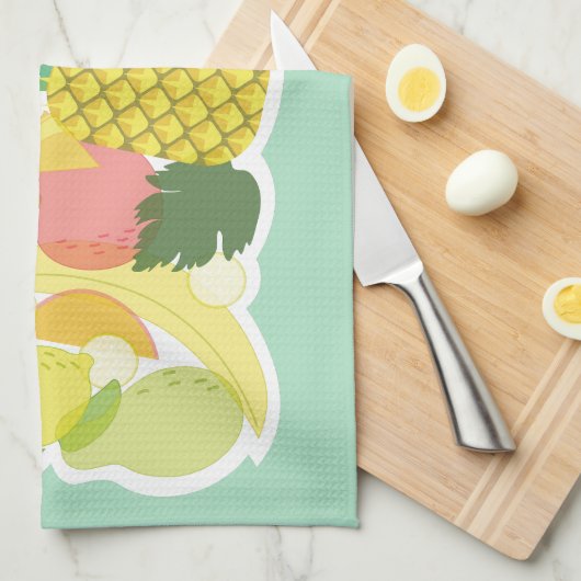 Vers fruit. theedoek (Quarter Fold)