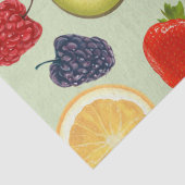 vers fruit tissuepapier (Detail)