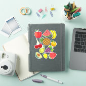Vers fruit voor de zomertijd - Schattige Kinder Sticker (iPad Cover)