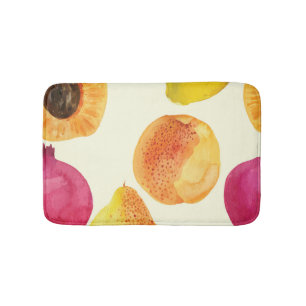 vers fruit Waterverf ontwerp Badmat