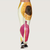 vers fruit Waterverf ontwerp Leggings (Achterkant)