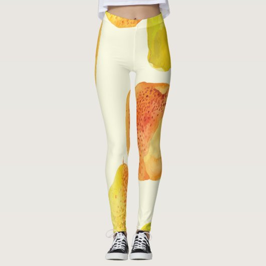 vers fruit Waterverf ontwerp Leggings (Voorkant)