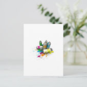 vers, Funky, Fashionable, Retro, Cool Briefkaart (Staand voorkant)