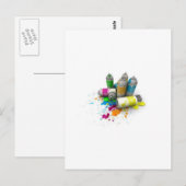 vers, Funky, Fashionable, Retro, Cool Briefkaart (Voorkant / Achterkant)