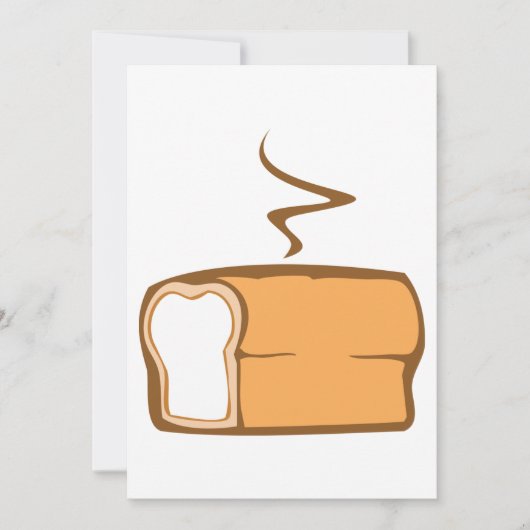 vers gebakken brood kaart (Voorkant)