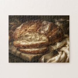 Vers gebakken brood legpuzzel