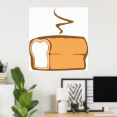 vers gebakken brood poster (Thuiskantoor)