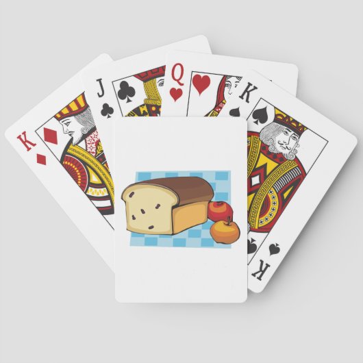 Vers gebakken brood speelkaarten (Achterkant)