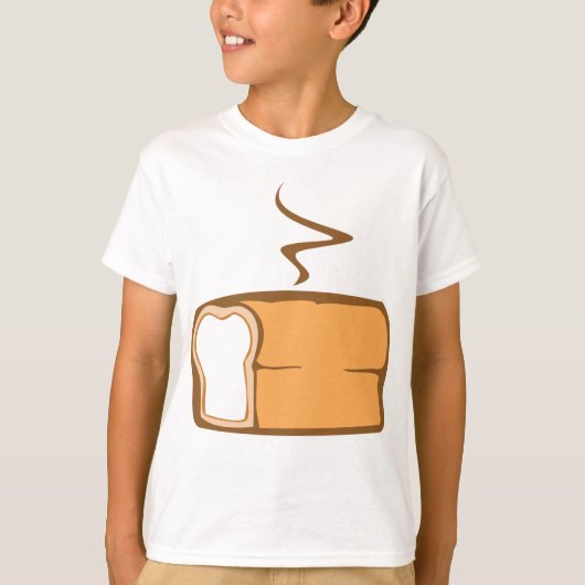 vers gebakken brood t-shirt (Voorkant)