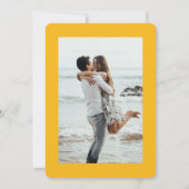 Vers gebleten kleurrijke stripper Summer Photo Save The Date (Achterkant)