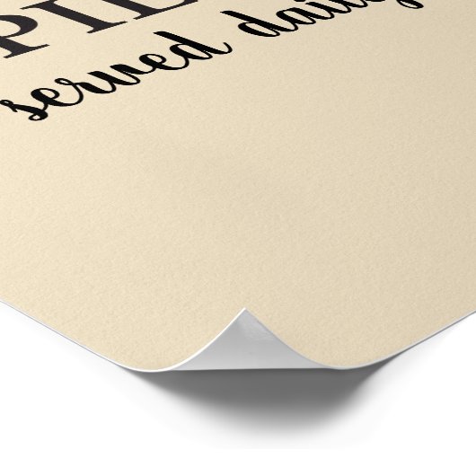 Vers geblonken Daily Poster (Hoek)