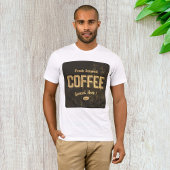 Vers gebrouwen koffie Mannen T-shirt
