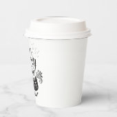 Vers gebrouwen koffiebekers papieren bekers (Links)