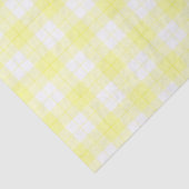Vers geel wit geelbruin plaid tissuepapier (Detail)