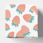 Vers geïmpliceerde aardbeien bedankdoosjes (Bovenkant)