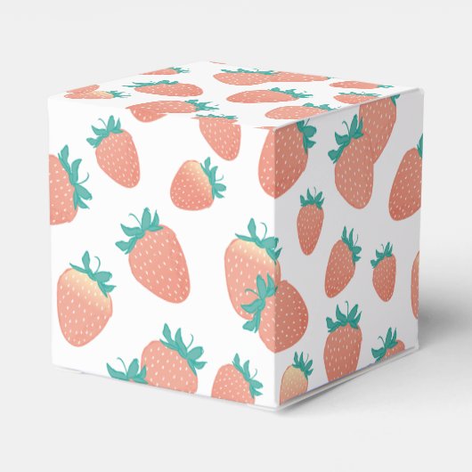 Vers geïmpliceerde aardbeien bedankdoosjes (Achterkant)