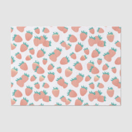 Vers geïmpliceerde aardbeien tissuepapier