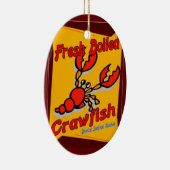 Vers gekookte zeekrawvissen keramisch ornament (Rechts)