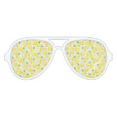 Vers gele luiers aviator zonnebril (Voorkant)