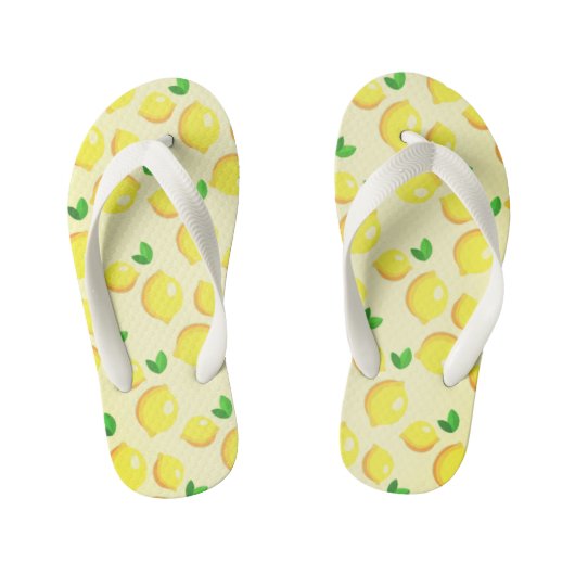 Vers gele luiers kinder teenslippers (Voetbed)