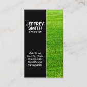 Vers gemaaid gazon | Gras Visitekaartje (Voorkant)