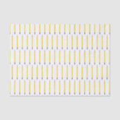 Vers geslepen geel potloodpatroon tissuepapier (Voorkant)