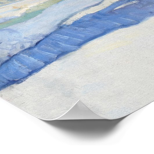 Vers gesneden kerstboom poster (Hoek)