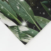 Vers gesneden Sage Barn-wood Twinkle Lights Fleece Deken (Hoek)