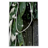 Vers gesneden Sage Barn-wood Twinkle Lights Medium Cadeauzakje (Voorkant)