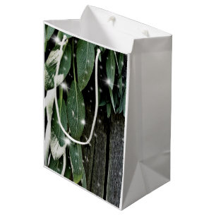 Vers gesneden Sage Barn-wood Twinkle Lights Medium Cadeauzakje