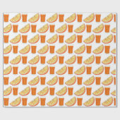 Vers gevriesdroogd PB Oranje sap citrusvruchten Sl Cadeaupapier (Vlak)