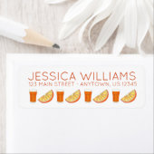 Vers gevriesdroogd PB Oranje sap citrusvruchten Sl Etiket (Insitu)