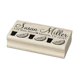 Vers gevriesdroogd PB Oranje sap citrusvruchten Sl Rubberstempel