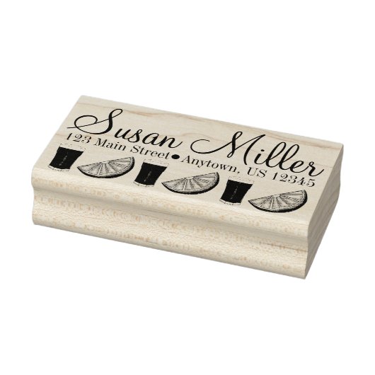 Vers gevriesdroogd PB Oranje sap citrusvruchten Sl Rubberstempel (Stempel)