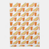 Vers gevriesdroogd PB Oranje sap citrusvruchten Sl Theedoek (Verticaal)