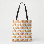 Vers gevriesdroogd PB Oranje sap citrusvruchten Sl Tote Bag (Voorkant)