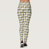 Vers Grilled Fish Greek Mediterranean Seafood Leggings (Achterkant)