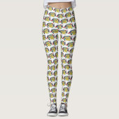 Vers Grilled Fish Greek Mediterranean Seafood Leggings (Voorkant)