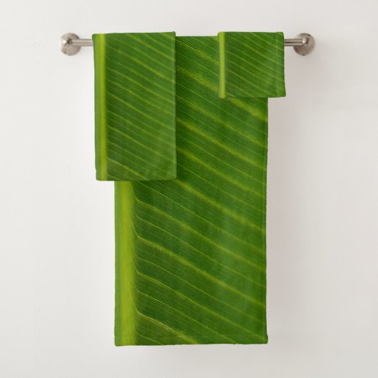 vers groen bananenblad bad handdoek (Insitu)
