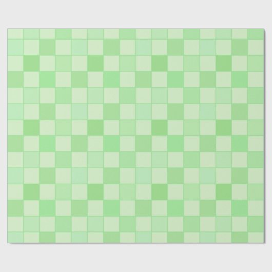 vers, groen geruit pakpapier (Vlak)