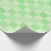 vers, groen geruit pakpapier (Hoek)