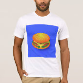Vers hamburger Mannen T-shirt (Voorkant)