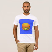 Vers hamburger Mannen T-shirt (Voorkant volledig)