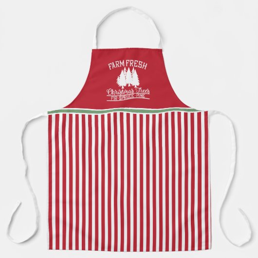 Vers kerstboomfeest met Boerderij Schort (Voorkant)